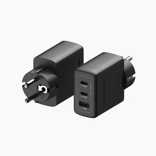  PD 3.2 65W AVS GaN 접지 멀티 초고속 충전기 GB652 블랙 - 올인원 고속 충전 솔루션