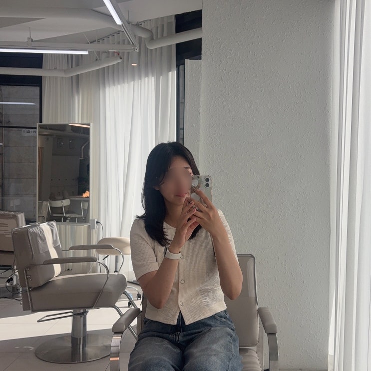  강남 미용실 헤어컨설팅 아뉴헤어 청담본점:) 뿌리볼륨펌 레이어드컷 은별원장님 후기