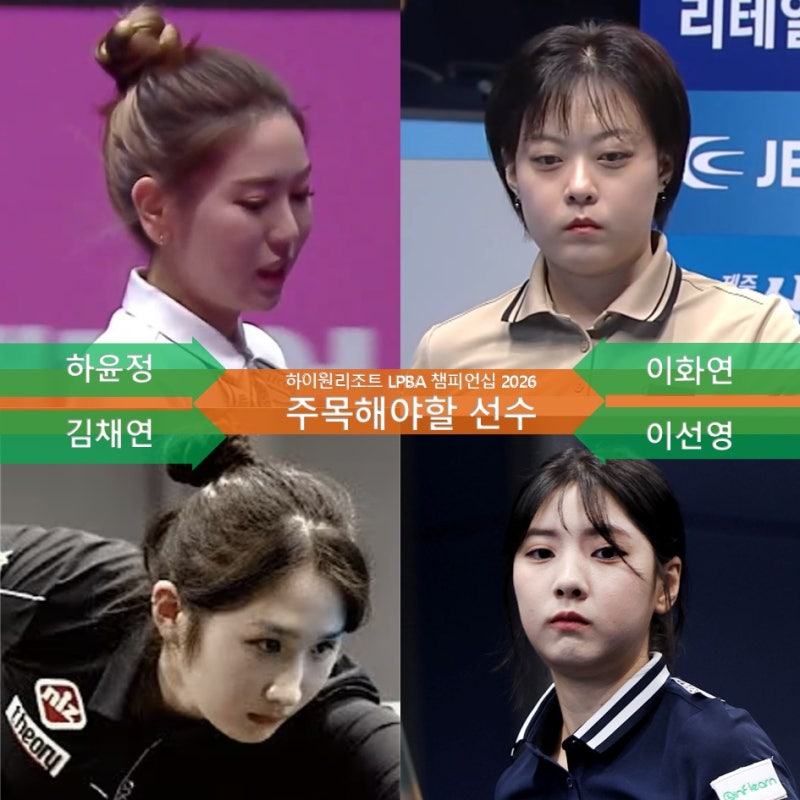 하이원리조트 LPBA 2026 주목선수, 하윤정 이화연 김채연 이선영을 주목해야 하는 이유