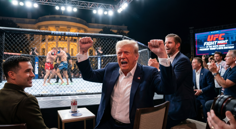 80세 앞둔 '도널드 트럼프' 나이, 건강 상태와 팔순잔치 UFC 근황