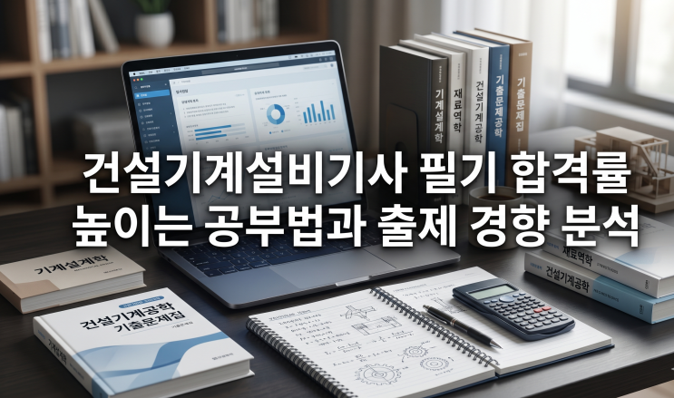  건설기계설비기사 필기 합격률 높이는 공부법과 출제 경향 분석