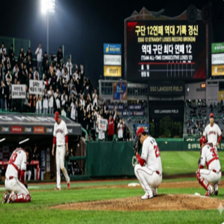 또 졌다 SSG 결국 12연패!! 전신 SK의 11연패를 깨며 불명예스러운 최다연패 경신!! 최정의 복귀 활약에도 도무지 이길 방법이 없는 현실!! 5월 20패는 할 말이 없다!!