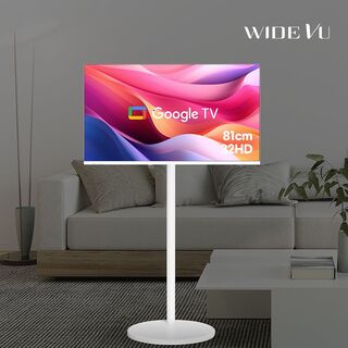  화이트에디션 구글스마트 32인치 HDTV - 와이드무빙뷰 삼탠바이미 패키지