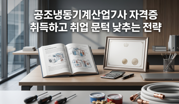  공조냉동기계산업기사 자격증 취득하고 취업 문턱 낮추는 전략