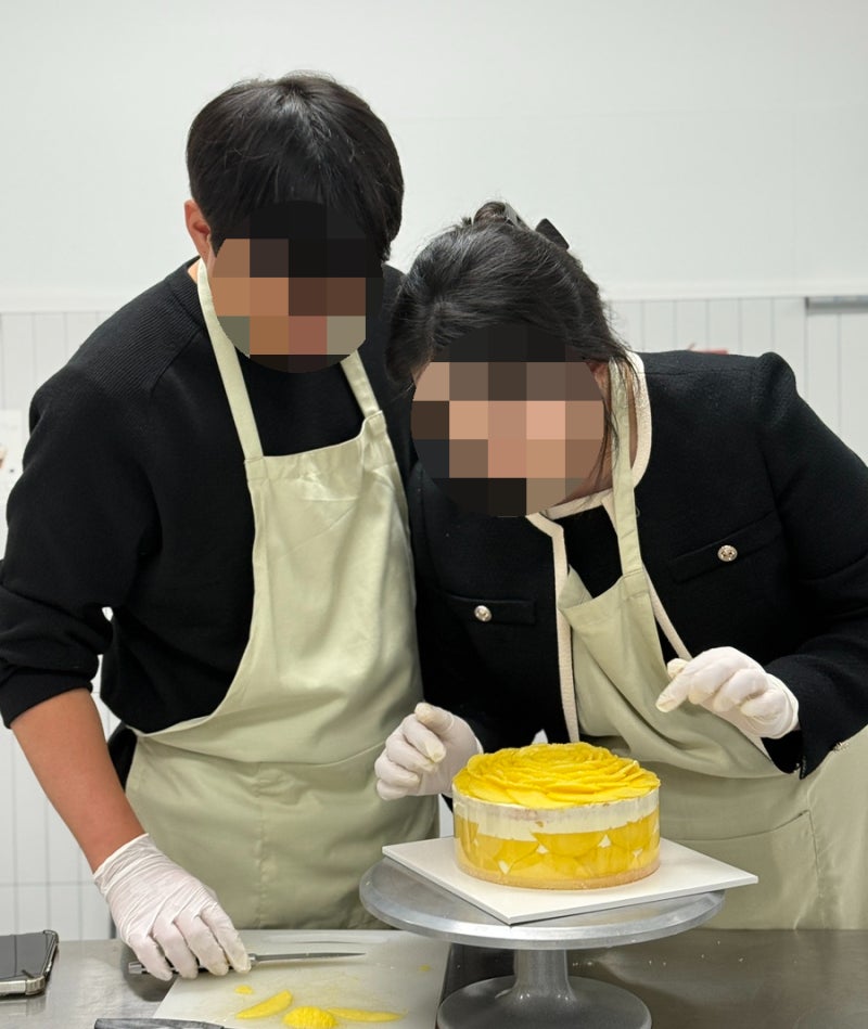 서울 망고케이크 커플클래스 | 기념일 데이트로 완벽한 마곡 망고듬뿍 원데이클래스 후기