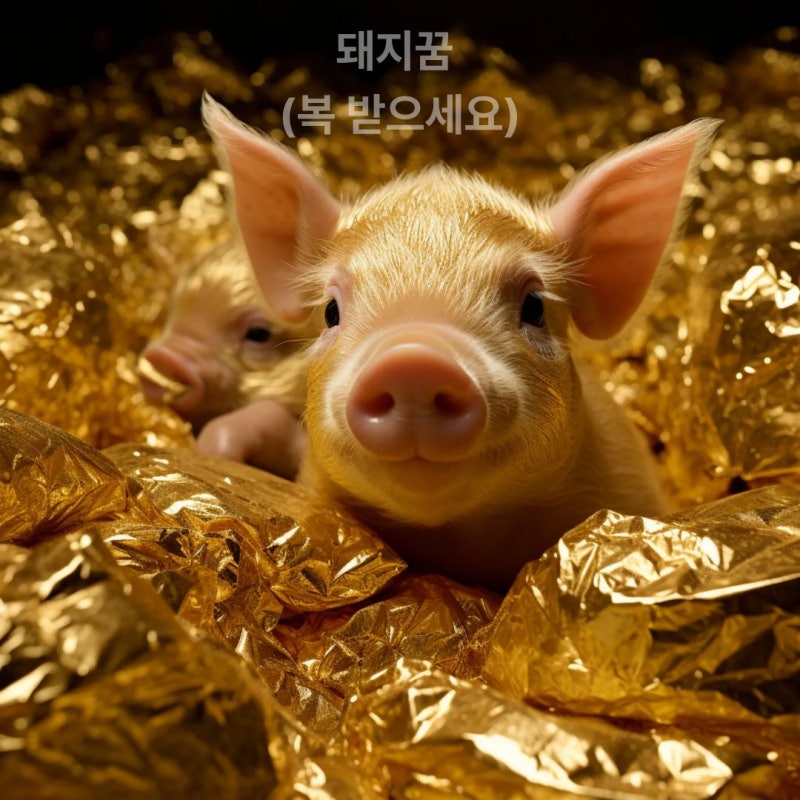 부와 행운을 부르는 상징, 돼지꿈 해몽 50가지 총정리