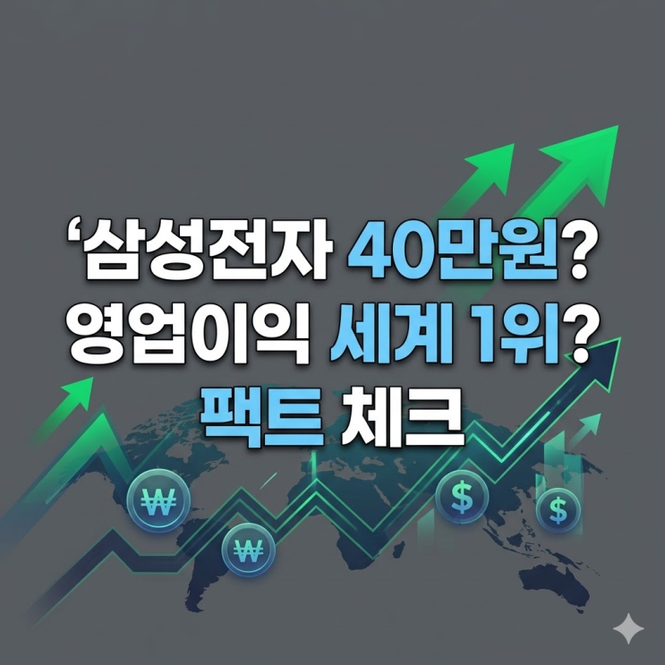  삼성전자 주가 전망 "40만원 후반간다" 내년 영업이익 세계 1위 팩트 정리