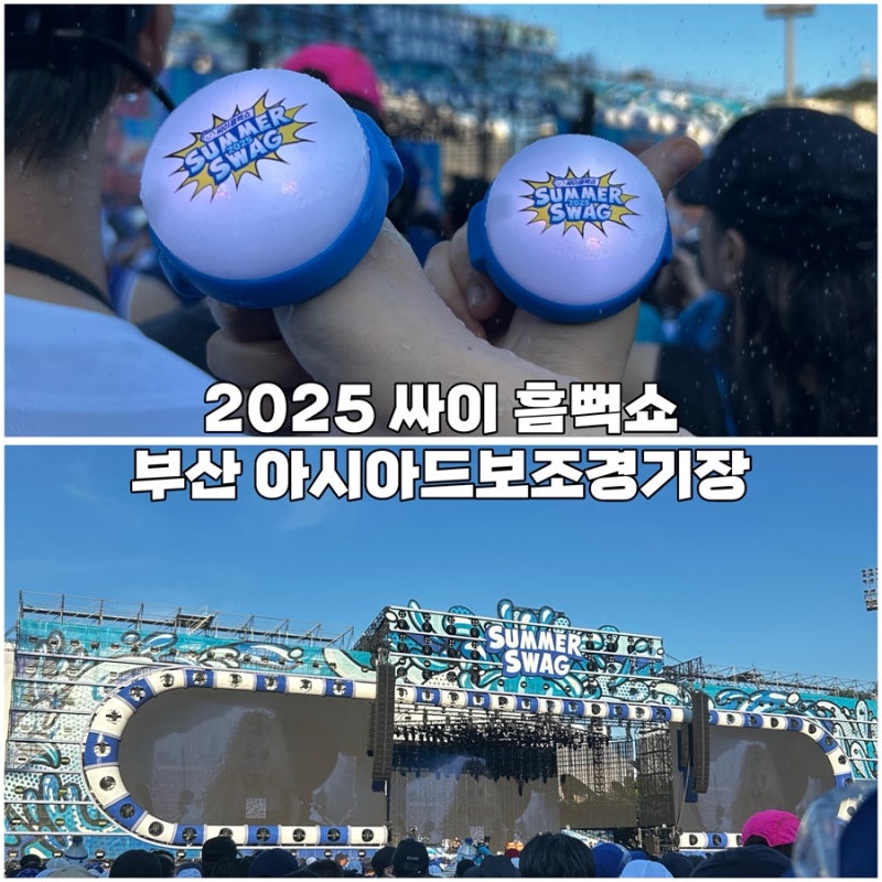싸이 흠뻑쇼 2026 예매 NOL 티켓 준비물 2025 부산 공연 후기