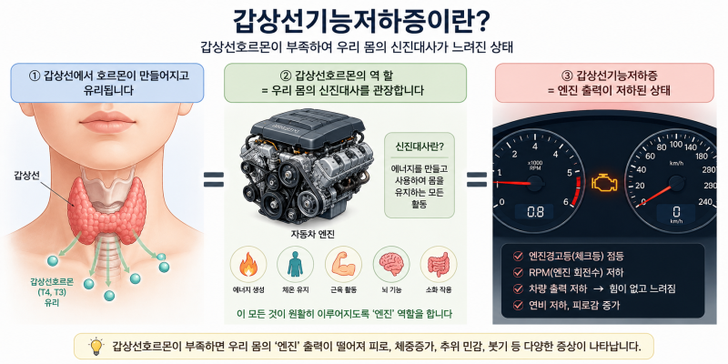 자꾸 피곤하고 붓는다면? 갑상선기능저하증의 증상과 치료