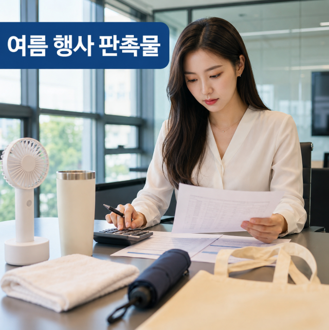  기업판촉물제작 손선풍기, 여름 행사에서 반응 좋은 이유