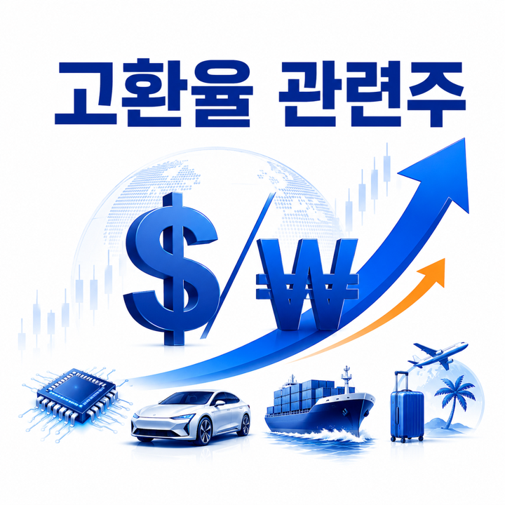  고환율 관련주 정리｜환율이 오르면 어떤 종목이 움직일까?