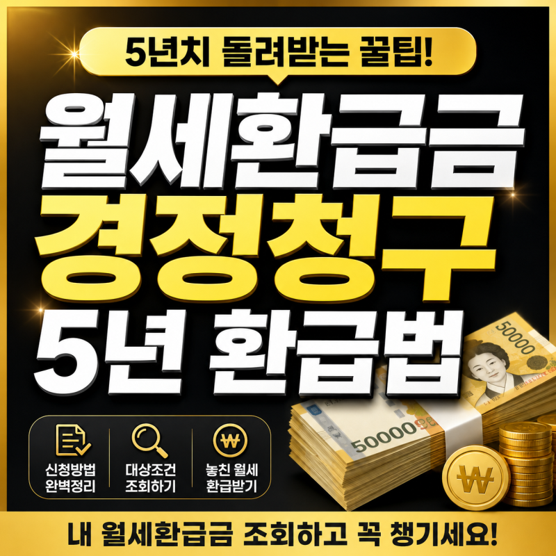 월세환급금 신청방법 조건 조회 총정리 (자리톡 무직자 서류)