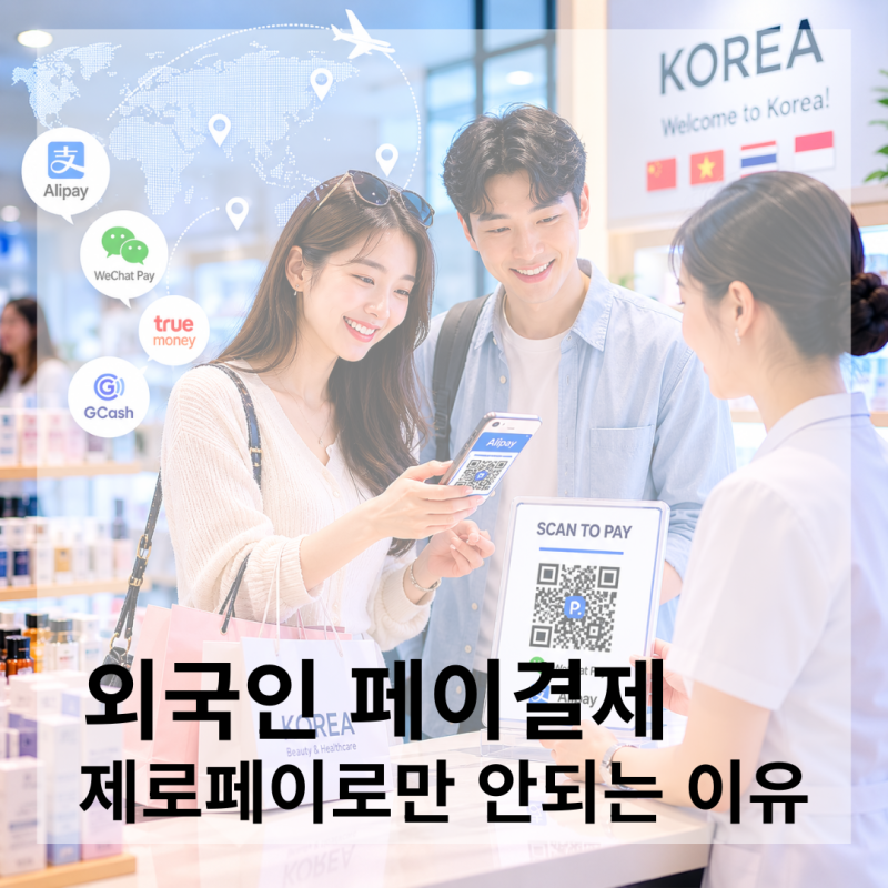 외국인결제, 카드? 제로페이? 만으로는 안되는 이유!