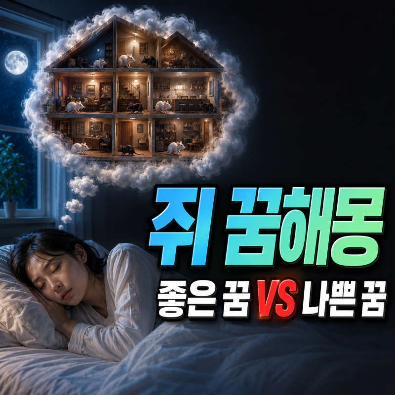 쥐 꿈 해몽 총정리｜집에 쥐가 나오는 꿈, 흰 쥐·검은 쥐 꿈, 쥐를 잡는 꿈 의미 30가지