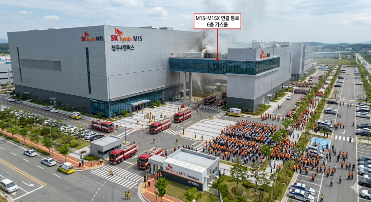 SK<b>하이닉스</b> <b>청주</b>공장 <b>화재</b>발생
