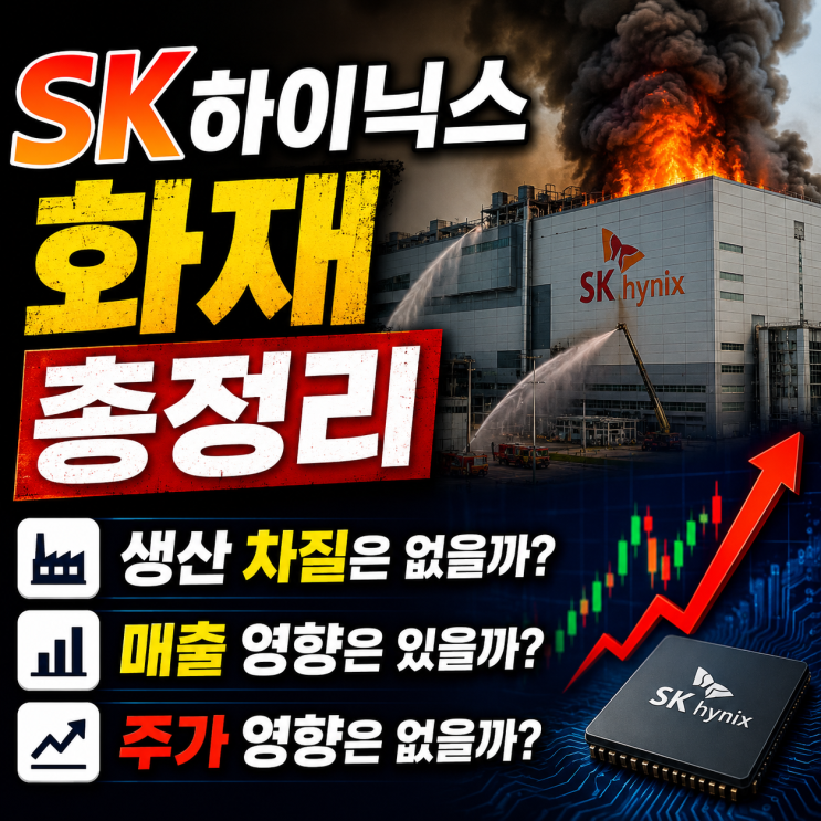 <b>SK하이닉스 화재</b> 총정리, 주가 영향은 없을까?