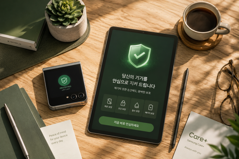 갤럭시 Z 폴드 샀다면 필수! 삼성케어플러스 vs 통신사 보험 완벽 비교