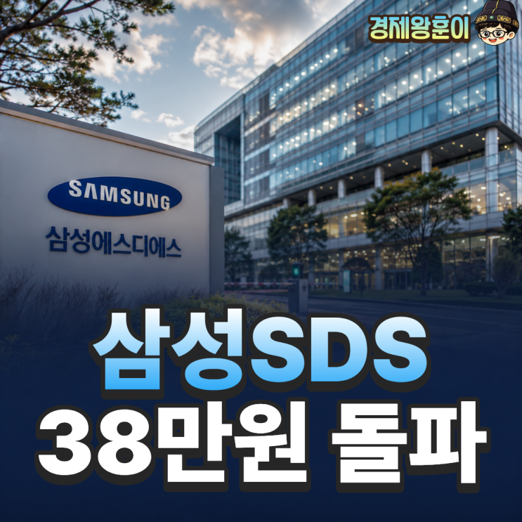 <b>삼성에스디에스</b> 주가 38만원 돌파 원인과 전망은?