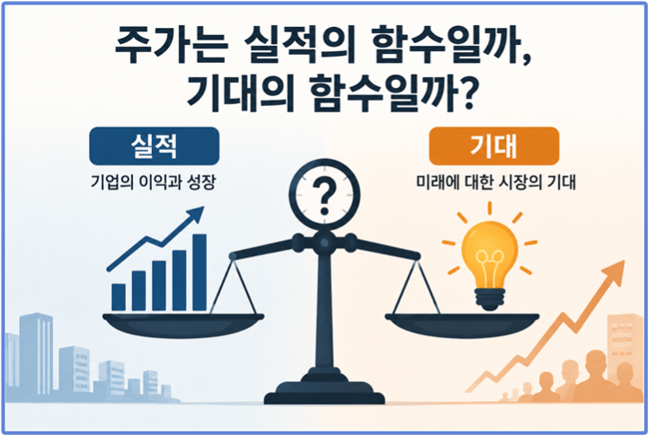  주가는 실적의 함수일까, 기대의 함수일까? (두 가지 텐베거 사례로 생각해 보기)