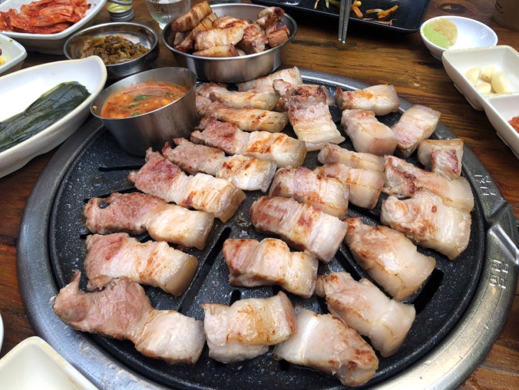  요즘 맛집 65번째 방문 인천 송도 야장 고깃집 송도어멍