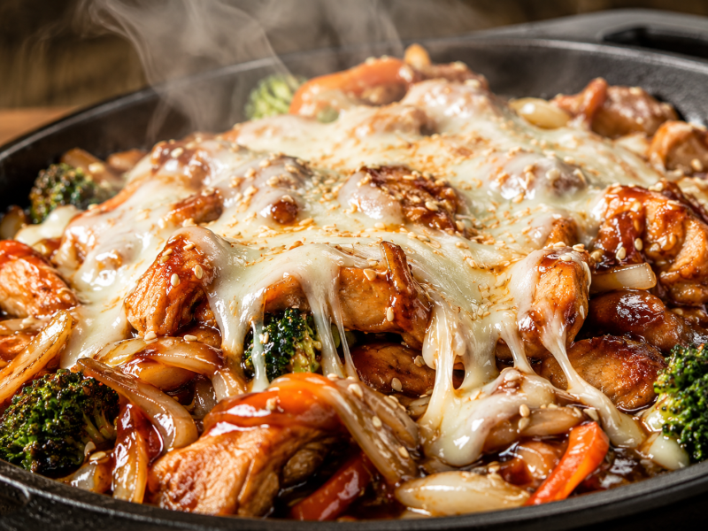 초간단 15분 완성! 아이가 두 그릇 비우는 안 매운 데리야끼 닭갈비 황금레시피