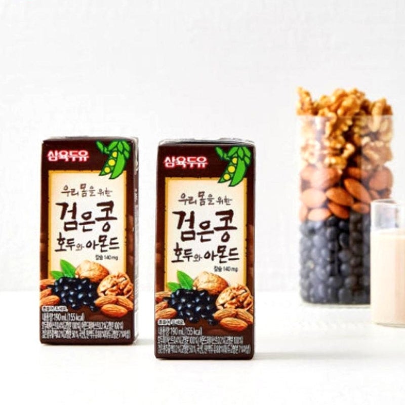 삼육두유호두아몬드 삼육두유 검은콩호두와 아몬드 190mlx24개x2박스 솔직 후기
