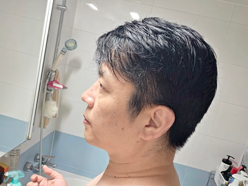 올리브영 새치 염색 모다모다 더 순한 물염색 셀프 후기