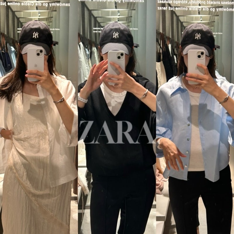 ZARA 자라 여름 신상 입어보기｜레이스 원피스, 린넨 셔츠