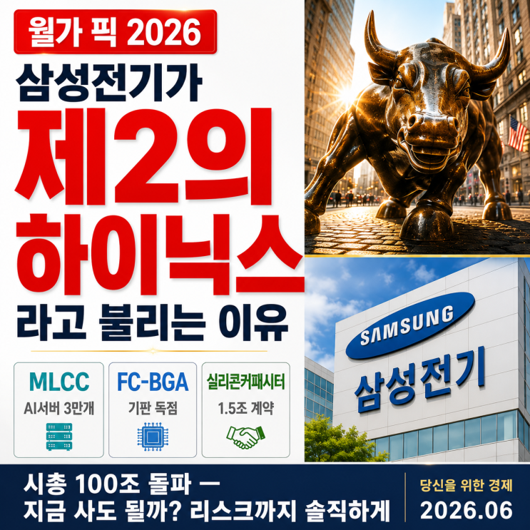  월가가 제2의 하이닉스라고 찍은 삼성전기가 왜 오르는지 알어?