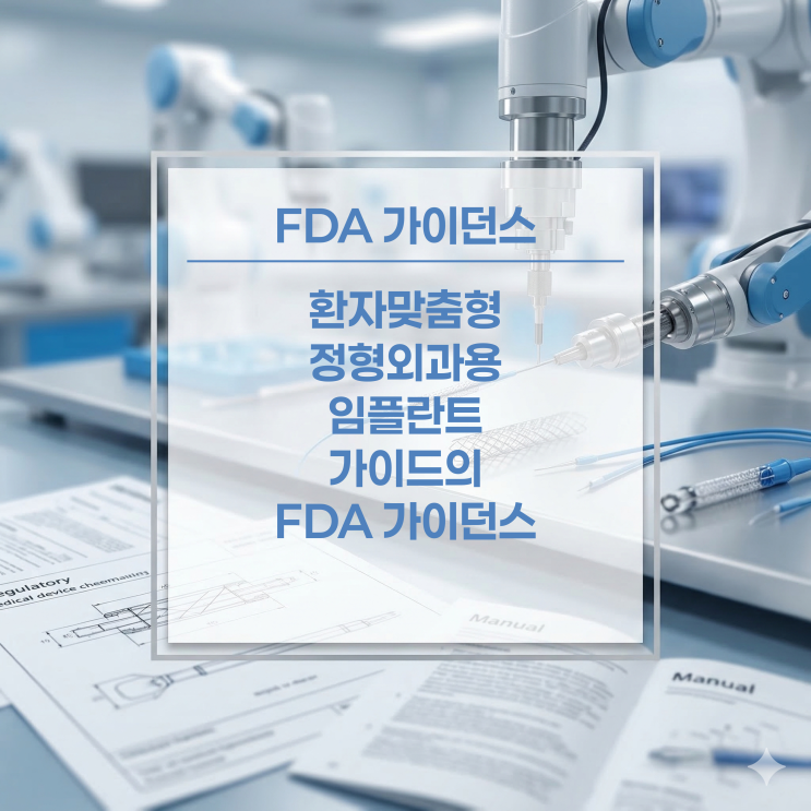  [FDA 가이던스] 환자맞춤형 정형외과용 임플란트 가이드