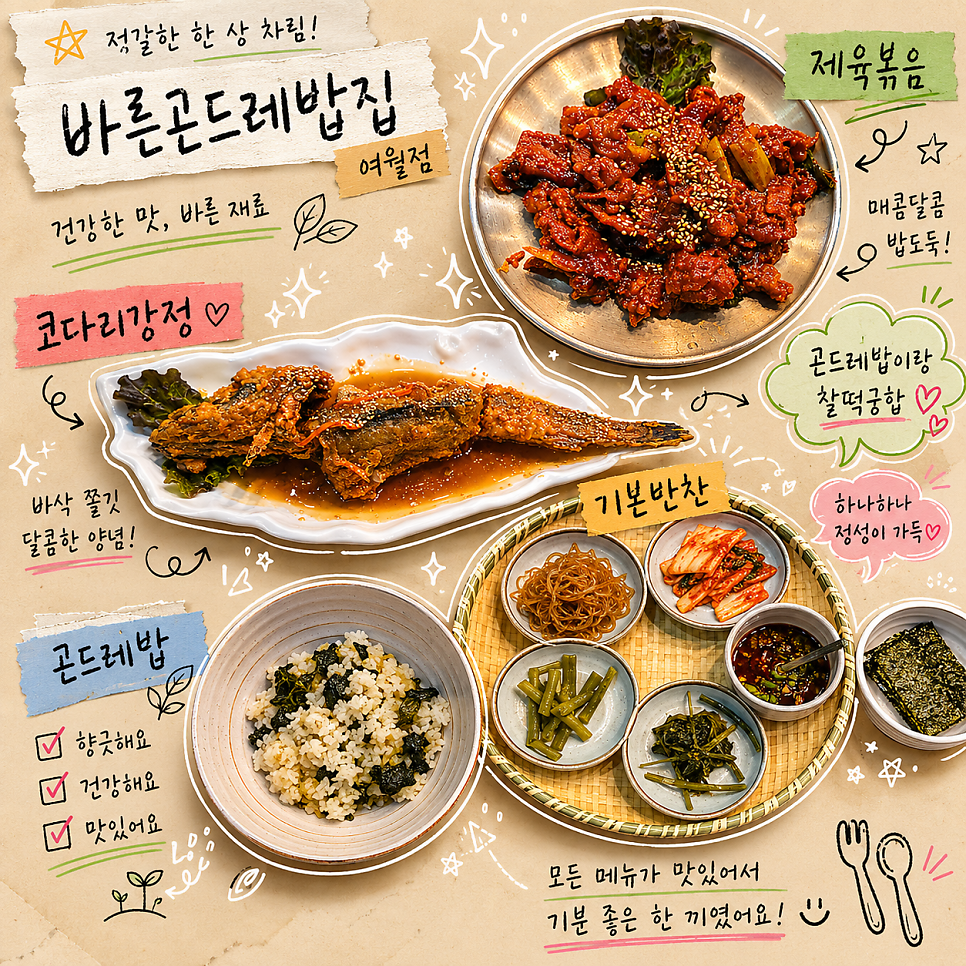 바른곤드레밥집 여월점 사진 1