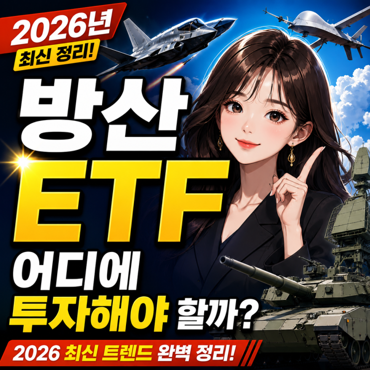  방산 ETF 어디에 투자해야 할까 2026년 최신 정리