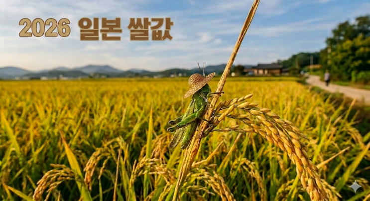  2026년 일본 쌀값, 30년 만의 최고치!