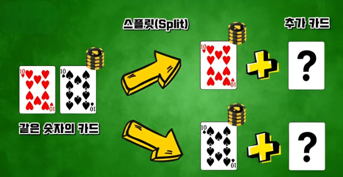  카지노 블랙잭 스플릿 하는 방법 및 확률