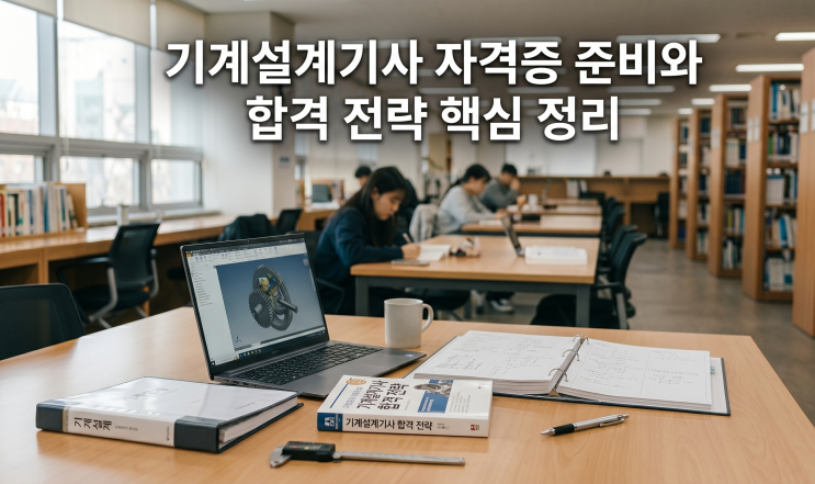  기계설계기사 합격률 높이는 필승 공부법과 자격 요건