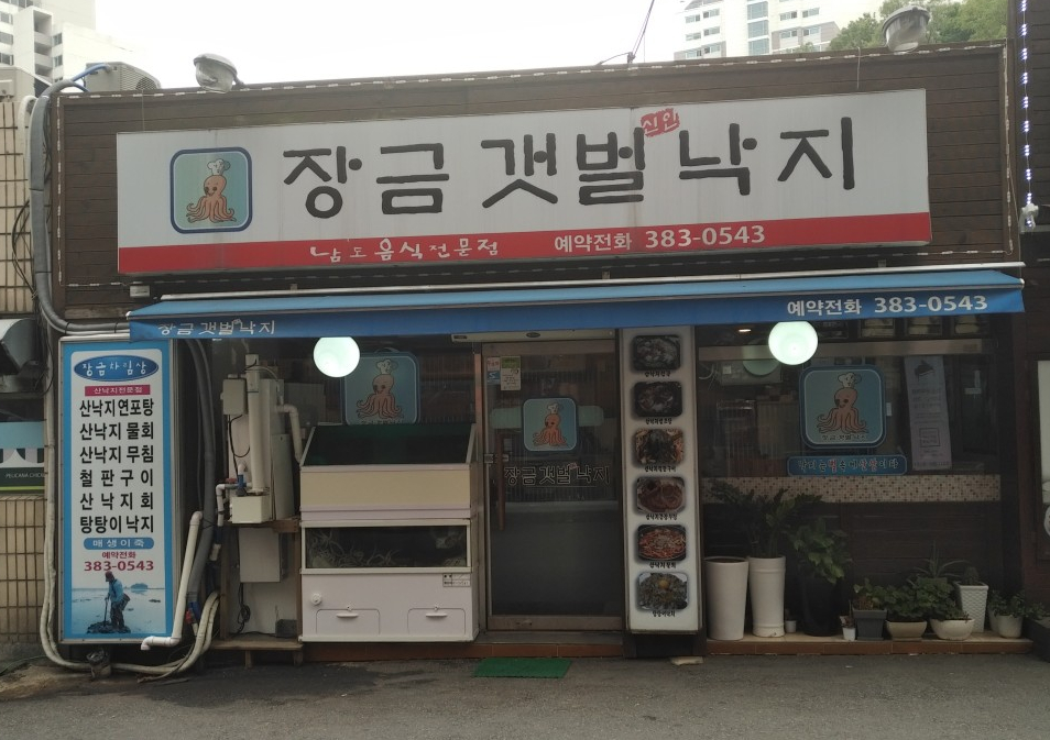 장금갯벌신안낙지 사진 1