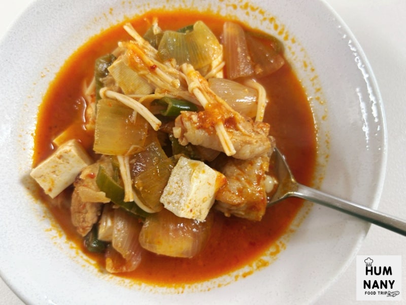 돼지고기된장찌개 레시피 버섯된장찌개 맛있게끓이는법