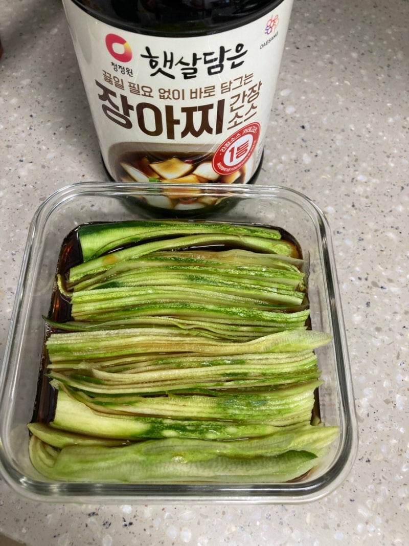 초간단 오이장아찌 만들기 청정원 햇살담은 장아찌 간장소스 하나면 끝! (비율 황금레시피 ....