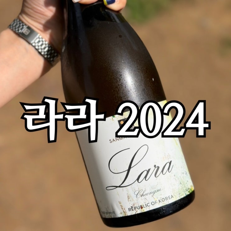  산막와이너리 라라 2024 후기, 향 좋은 청수 화이트와인