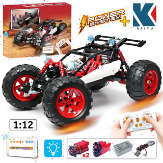 KAIYU 366PCS LED RC카 - 앱 프로그래밍 교육용 블록 장난감