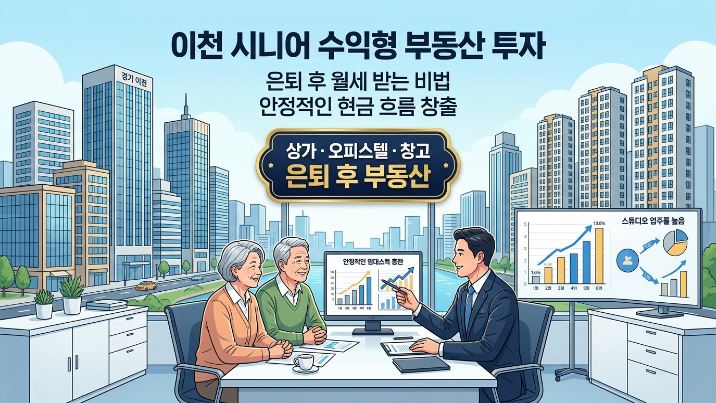 이천 노년 수익형 부동산 투자, 은퇴 후 월세가 연금이 되는 시대