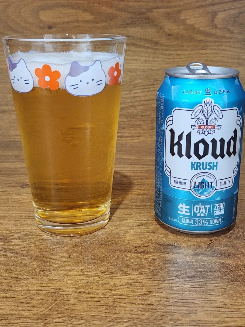 [한국 맥주] 클라우드 크러쉬 라이트 (Kloud Krush Light) 시음 후기