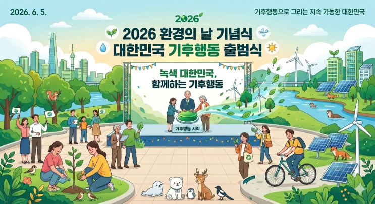  2026 환경의 날 기념식 및 대한민국 기후행동 출범식
