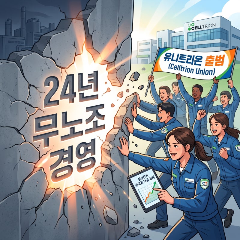 "삼성전기도 했는데 우리라고 왜 못해?" 24년 무노조 신화, 셀트리온이 뚫렸다!