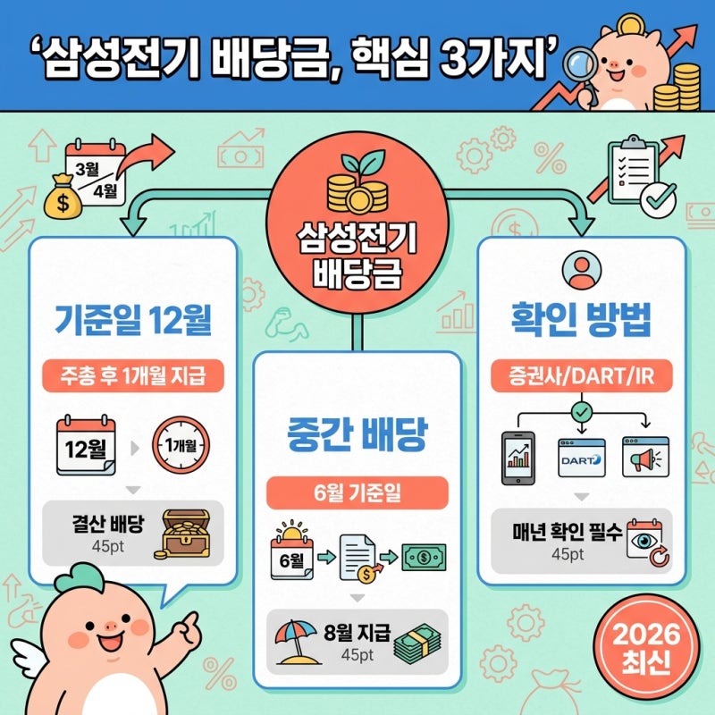 삼성전기 주식 배당금 지급일 확인, 궁금증 풀어드려요.