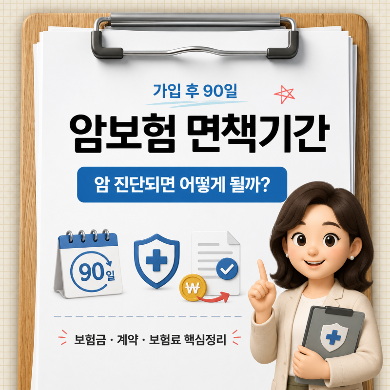 암보험 면책기간 대처법 — 계약 무효 시 내 돈 돌려받는 방법
