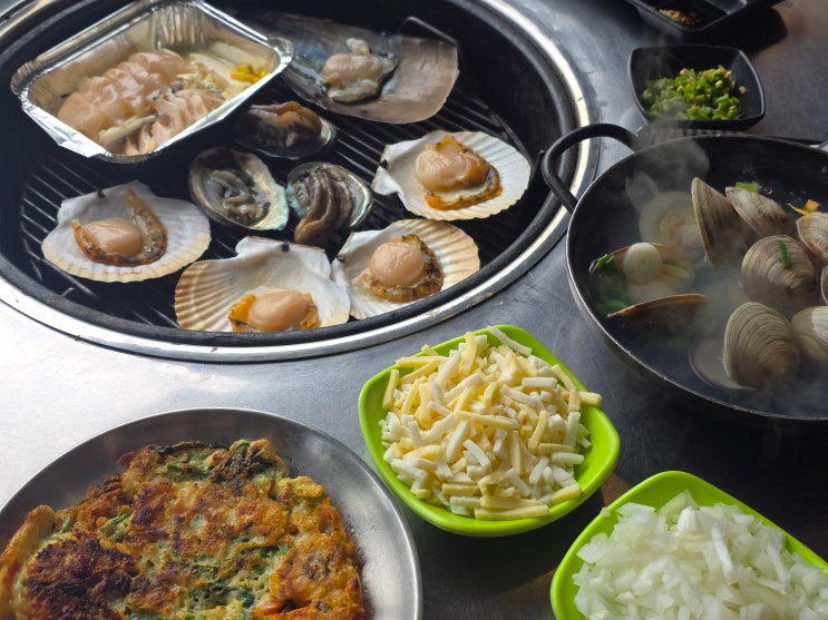  [내돈내산] 부산 송도 맛집 '송도통큰조개' | 예쁜 오션뷰와 합리적인 가격이 인상적