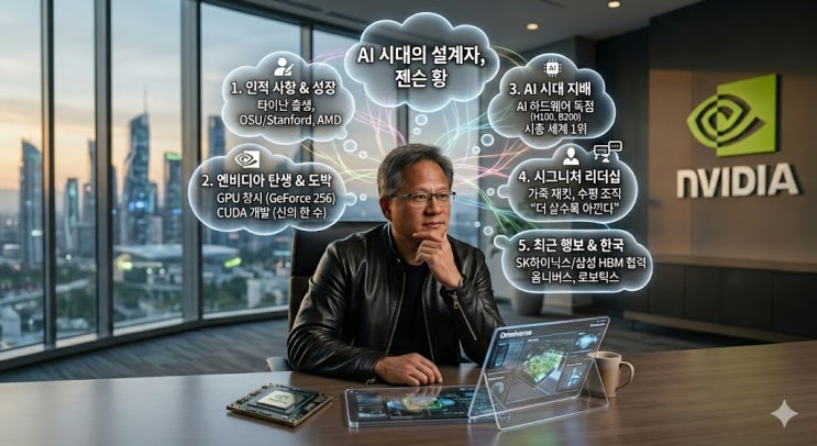 <b>젠슨황</b> 방한. 나이, 학력, 경력에 대한 모든것