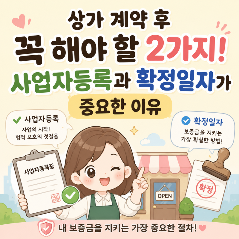 창업 전 반드시 알아야 할 사업자등록과 확정일자