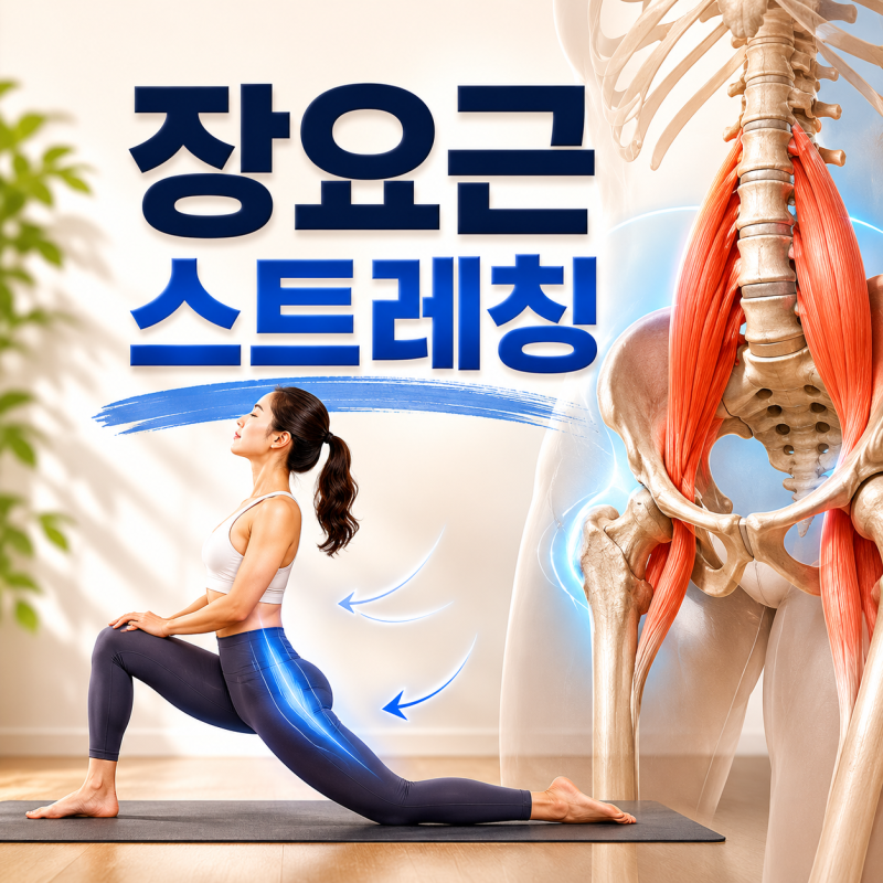 허리 통증 잡는 골반 교정 요가, 장요근 스트레칭으로 고관절 뚝뚝 소리 해결하기